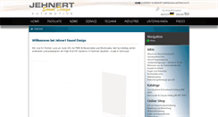 Desktop Screenshot of jehnert.de
